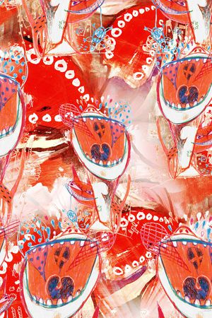 线条印花华亿平台图片