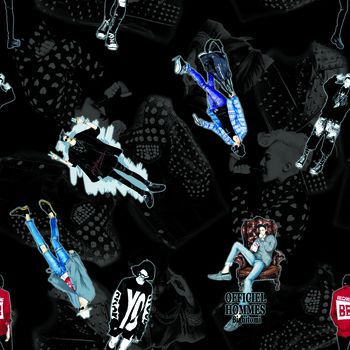 男装印花华亿平台图片