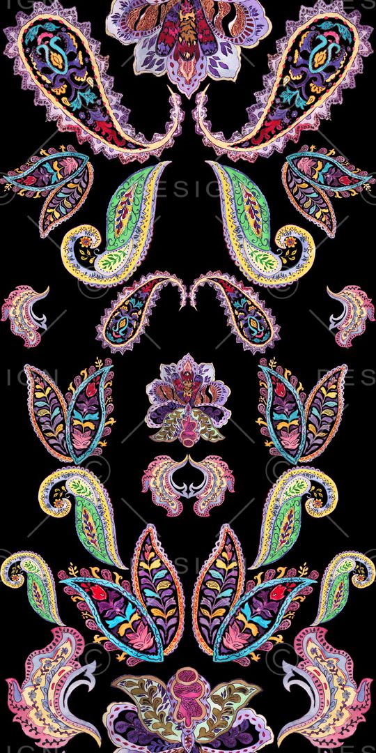 传统纹样印花华亿平台图片