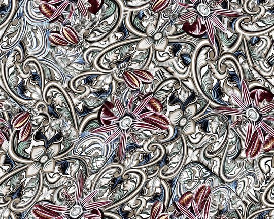 佩斯利印花华亿平台图片