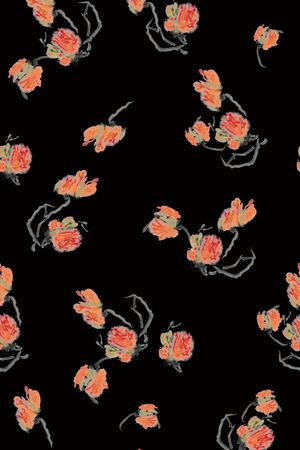 玉兰花印花华亿平台图片