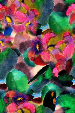 抽象印花华亿平台图片