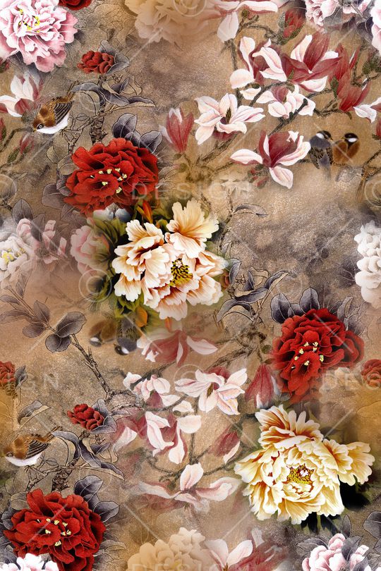 鸟印花华亿平台图片