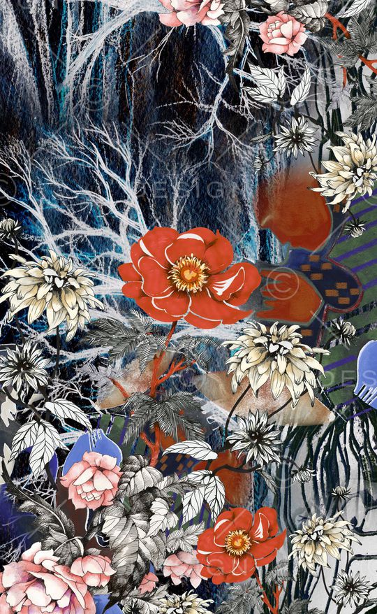 定位花印花华亿平台图片