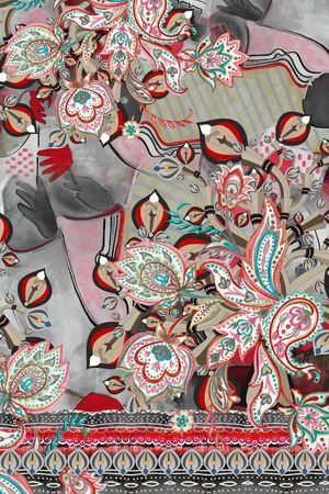 民族风印花华亿平台图片