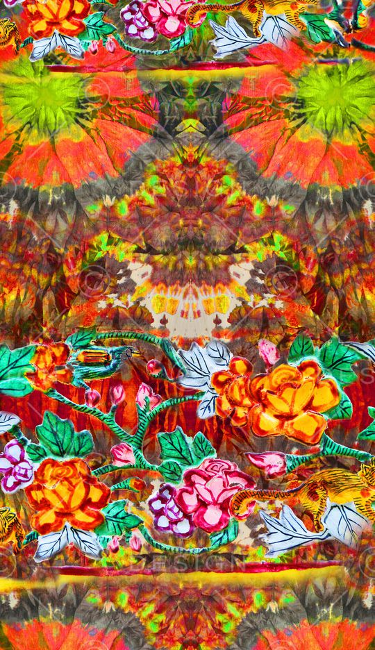 民族风印花华亿平台图片