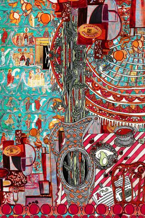 民族风印花华亿平台图片