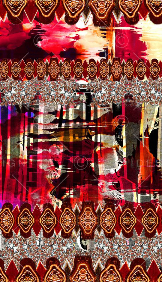 民族风印花华亿平台图片