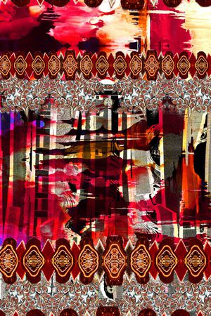 民族风印花华亿平台图片