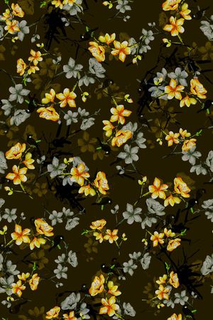 小碎花印花华亿平台图片