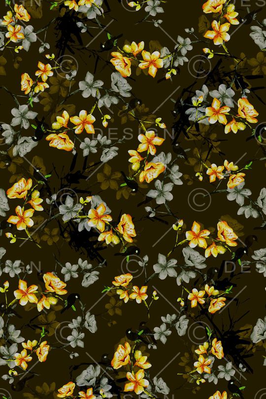 小碎花印花华亿平台图片