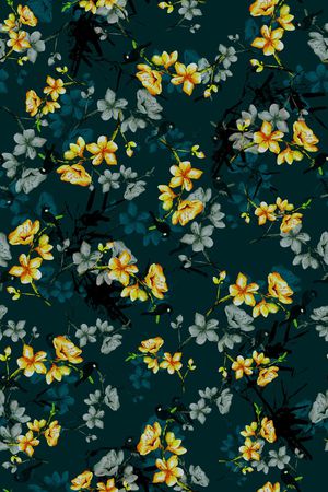 小碎花印花华亿平台图片