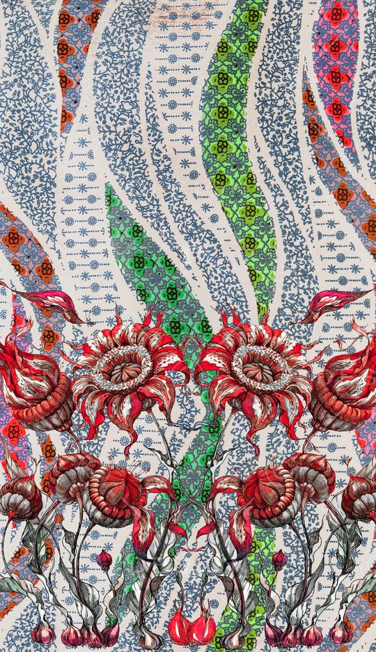 民族风印花华亿平台图片