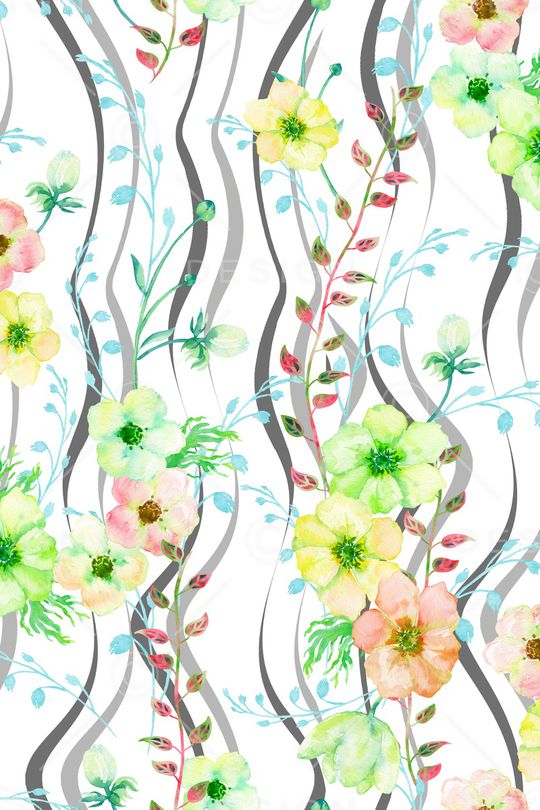 条纹印花华亿平台图片