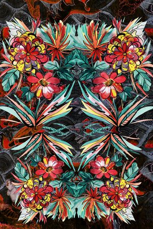 民族风印花华亿平台图片