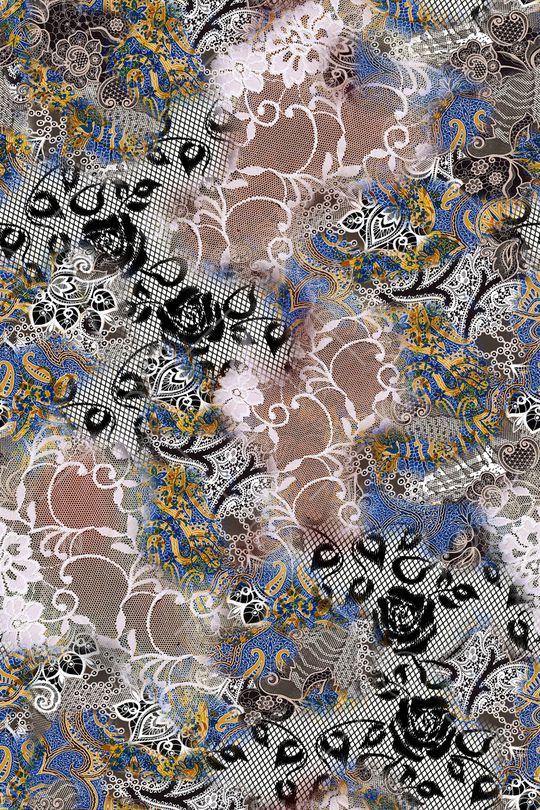 抽象印花华亿平台图片