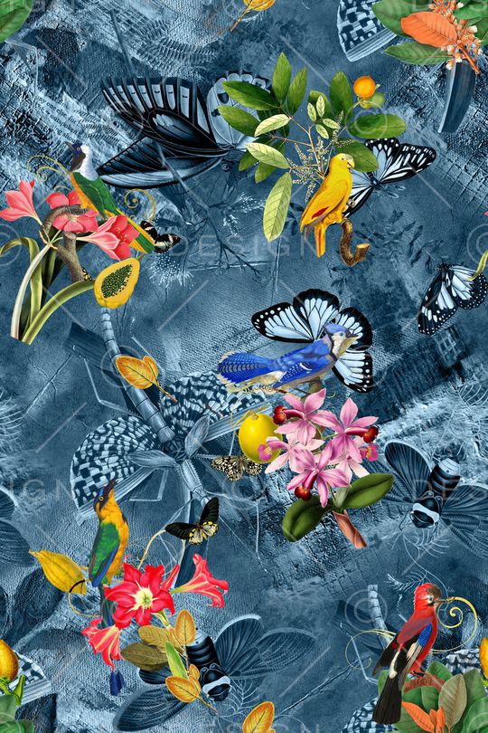 鸟印花华亿平台图片