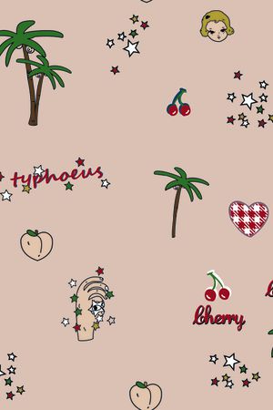 淑女印花华亿平台图片