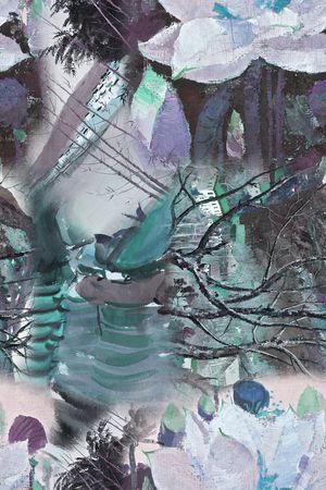 中国风印花华亿平台图片