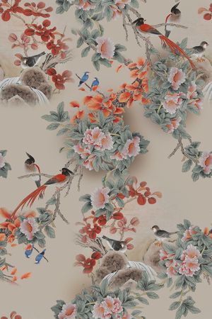 鸟印花华亿平台图片