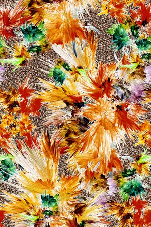 抽象印花华亿平台图片