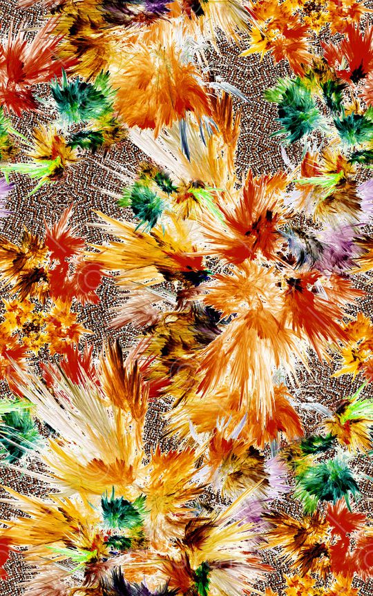 抽象印花华亿平台图片