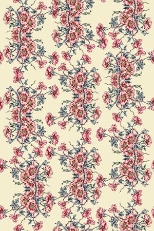 小碎花印花华亿平台图片