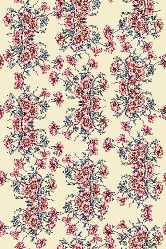 小碎花印花华亿平台图片