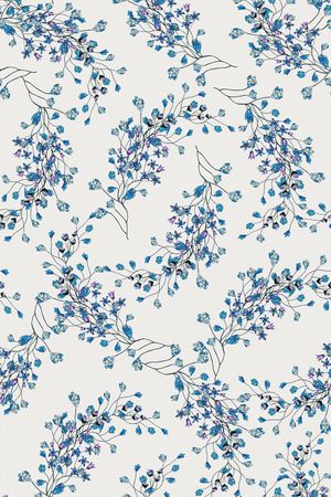 小碎花印花华亿平台图片