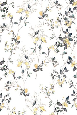 小碎花印花华亿平台图片