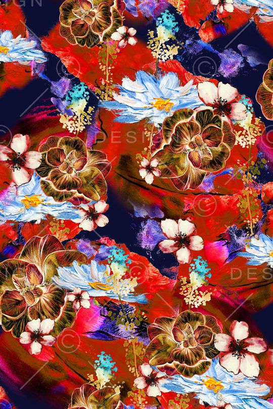 民族风印花华亿平台图片