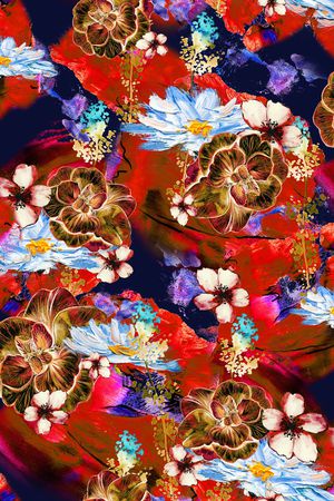 民族风印花华亿平台图片