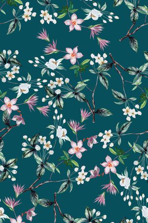 小碎花印花华亿平台图片