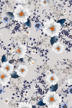 小碎花印花华亿平台图片