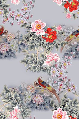 大牌风印花华亿平台图片