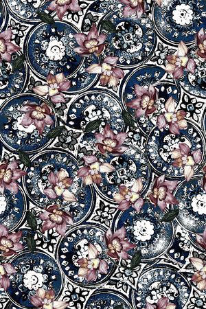 民族风印花华亿平台图片