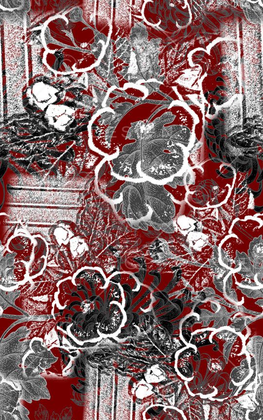 格子印花华亿平台图片