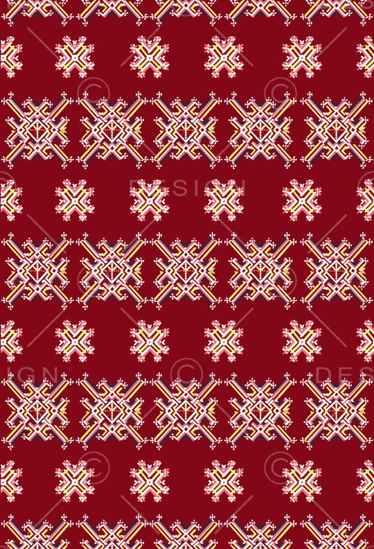 抽象花卉印花华亿平台图片