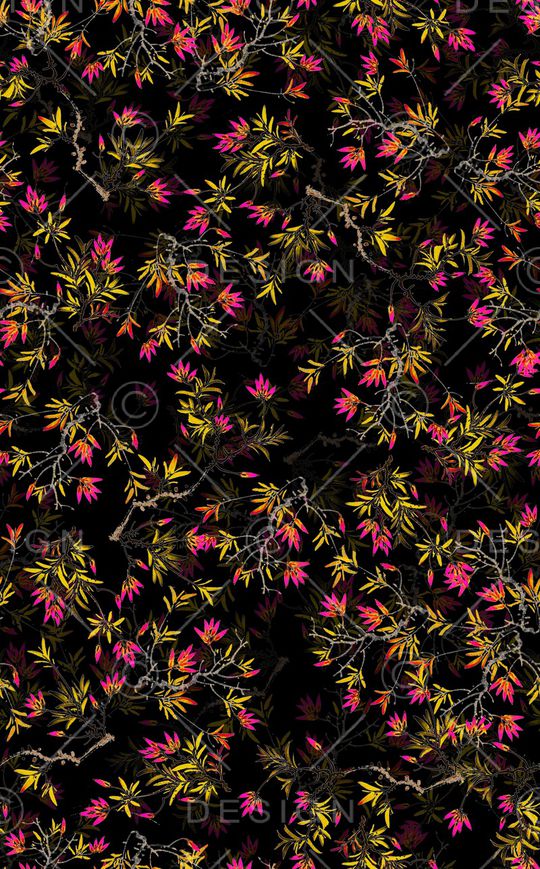 植物印花华亿平台图片