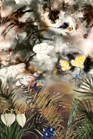 定位花印花华亿平台图片