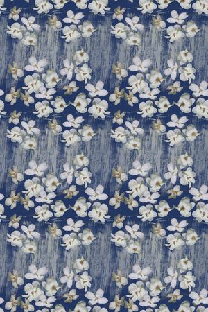 玉兰花印花华亿平台图片