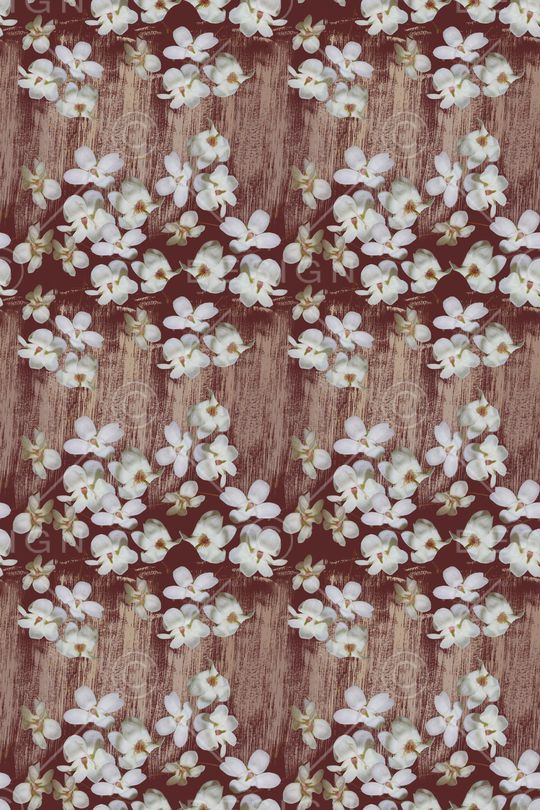 玉兰花印花华亿平台图片