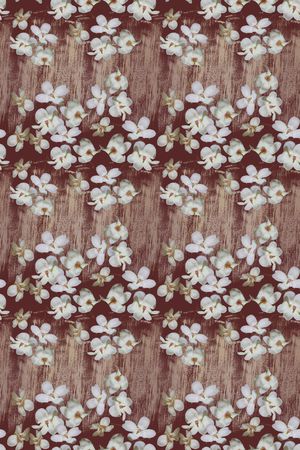 玉兰花印花华亿平台图片