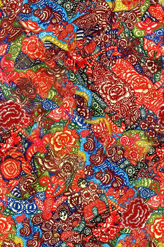 民族风印花华亿平台图片