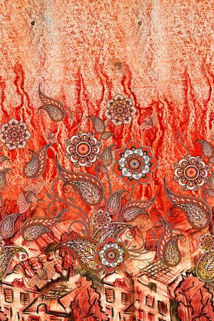 民族风印花华亿平台图片