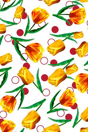 郁金香印花华亿平台图片