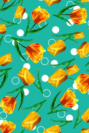 郁金香印花华亿平台图片