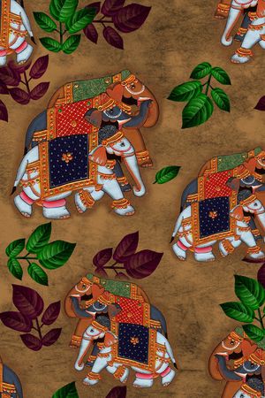 民族风印花华亿平台图片