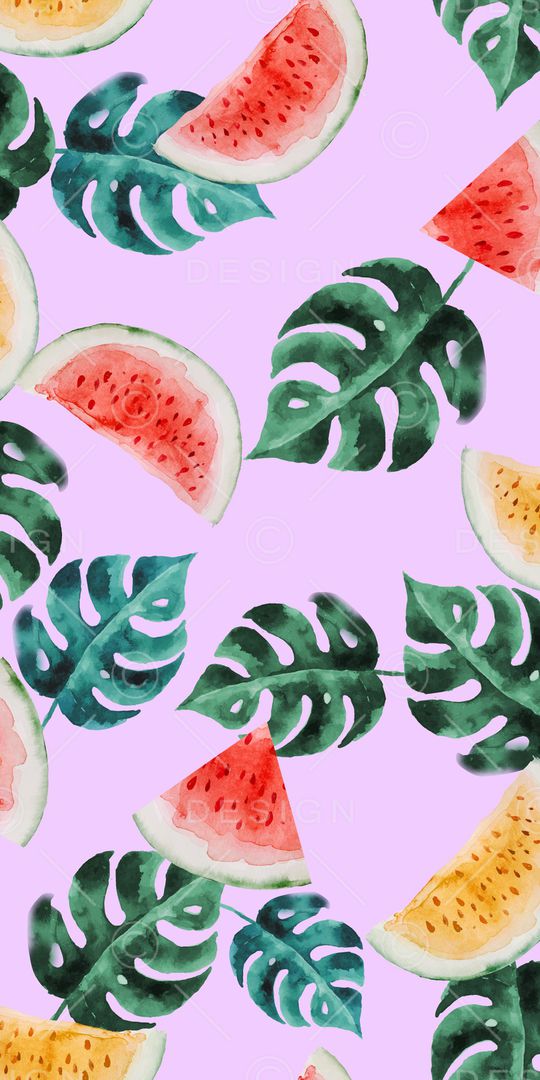 水彩花卉印花华亿平台图片