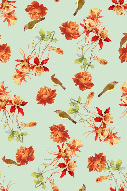 鸟印花华亿平台图片